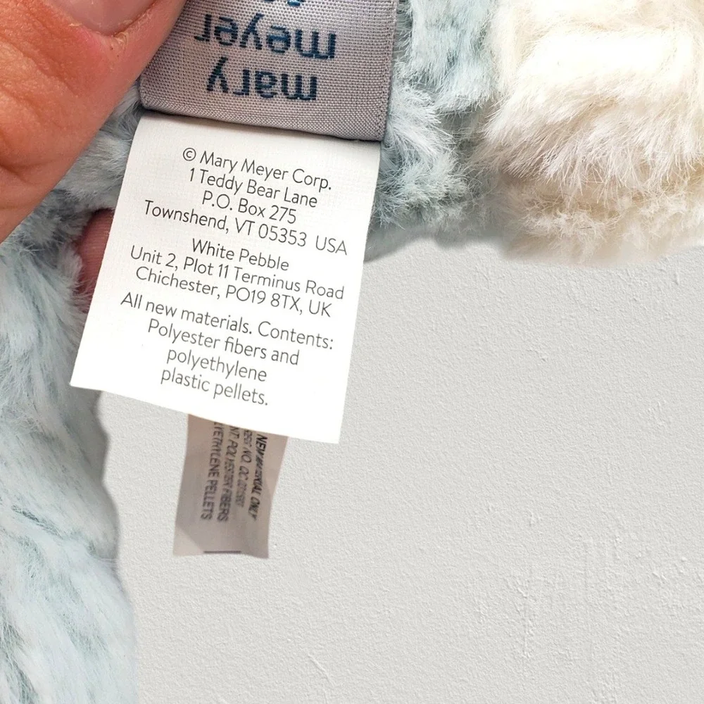 Mary Meyer Seafoam Putty Bunny Plush Stuffed Animal Blue 11 inch 66832 NWT